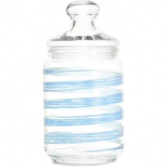 Банка для продуктов LUMINARC БРАШМАНИЯ ЛАЙТ БЛЮ 1л Q6105