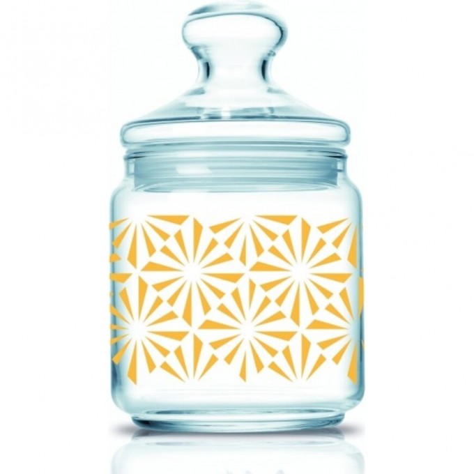 Банка для продуктов LUMINARC СОФИЯ ГОЛД с крышкой 0.75 л P7797