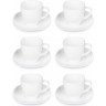 Набор чайный LUMINARC БЭЙСИК белый 12 предметов 220 мл Q5853