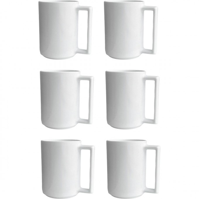 Набор кружек LUMINARC A LA BONNE белые 380 мл, 6 шт Q9223