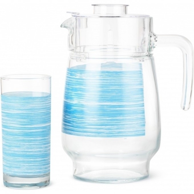 Набор питьевой LUMINARC БРАШМАНИЯ ЛАЙТ БЛЮ 7 предметов Q6016