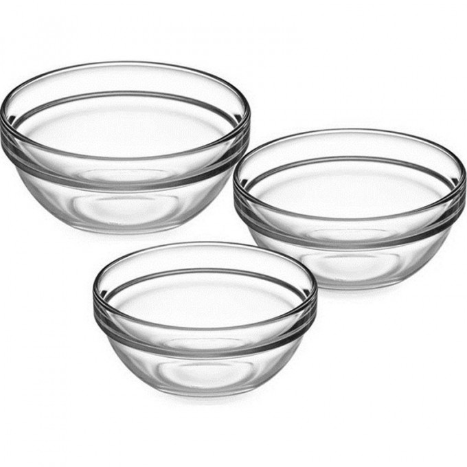 Набор салатников LUMINARC EMPILABLE (Эмпилабль) 3шт (12см+17см+20см) HJM270