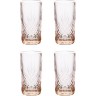 Набор стаканов LUMINARC ЗАЛЬЦБУРГ РОЗОВЫЙ 4 шт 380 мл высокие O0062