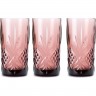 Набор стаканов высоких LUMINARC ЗАЛЬЦБУРГ розовый 380 мл, 3 шт Q2887