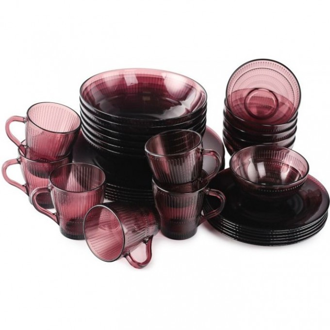 Набор столовый LUMINARC ЛУИЗ ЛИЛАК 30 предметов O0312