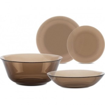 Столовый набор LUMINARC АМБЬЯНТЕ ЭКЛИПС 19 предметов (салатник 24 см) Столовый набор LUMINARC АМБЬЯНТЕ ЭКЛИПС 19 предметов (салатник 24 см)