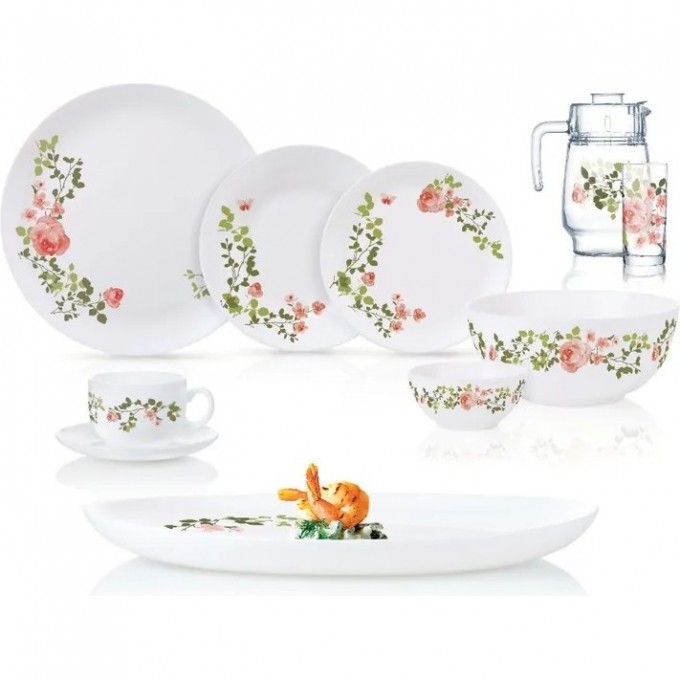 Столовый сервиз LUMINARC DIWALI LUPINE (ДИВАЛИ ЛЮПИН) 46 предметов P7273