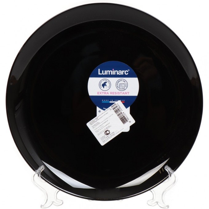 Тарелка обеденная LUMINARC ДИВАЛИ НУАР 25 см P0867
