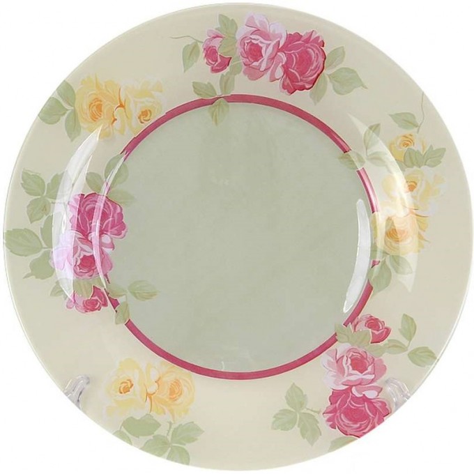 Тарелка обеденная LUMINARC РОМАНТИК ГАРДЕН 25 см J7896